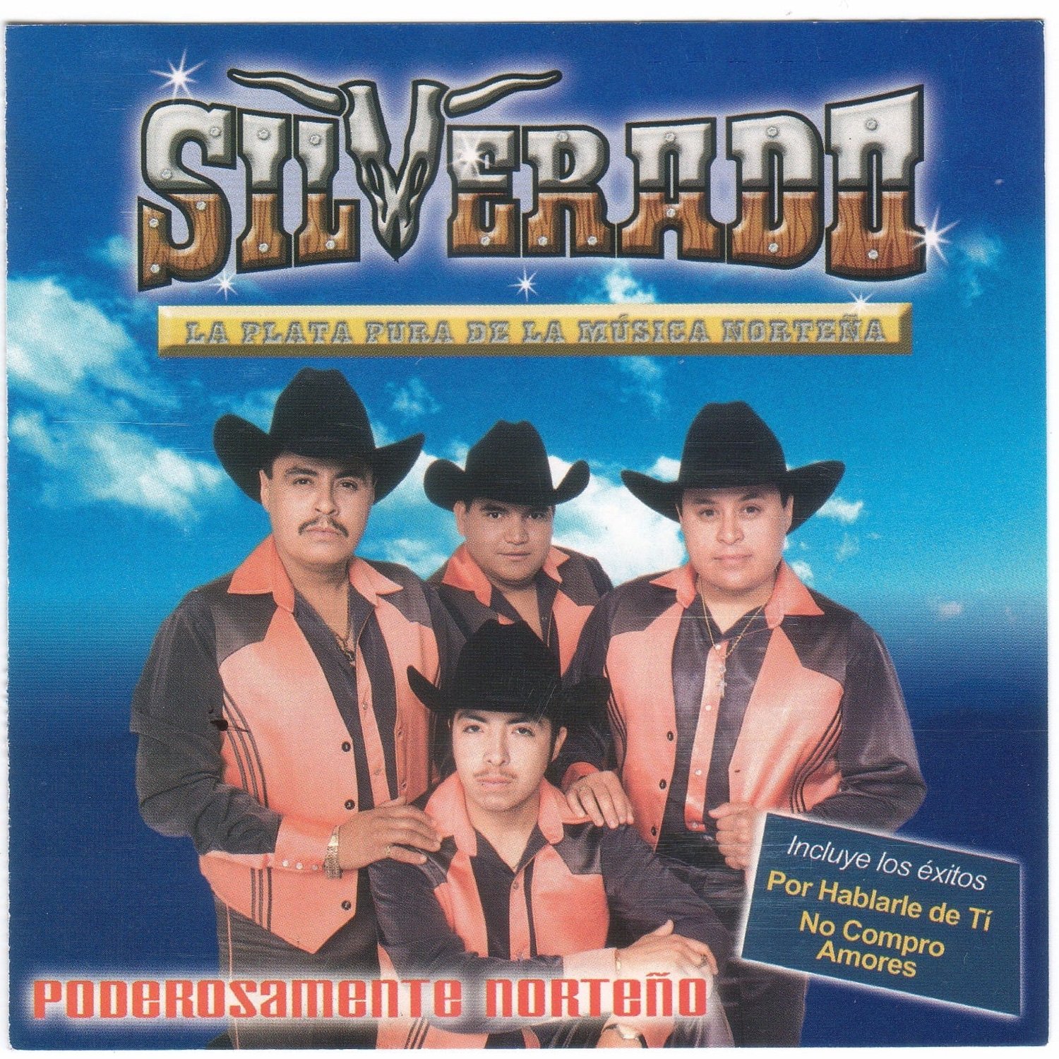 Album cover for Poderosamente Norteño de Grupo Silverado