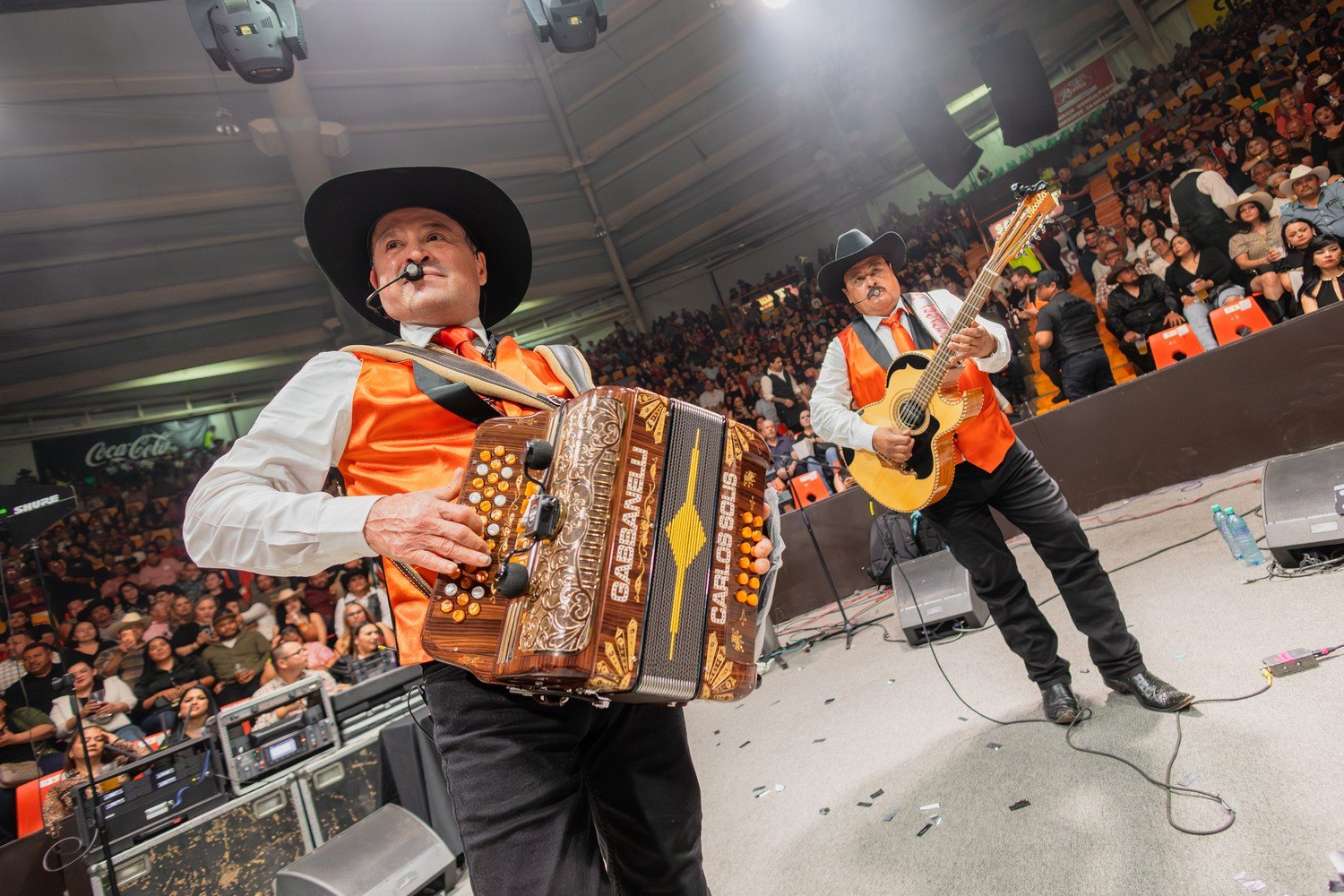Grupo Silverado performance at the rodeo arena, 2026
